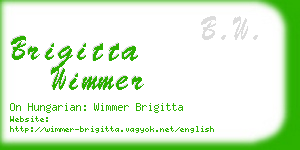 brigitta wimmer business card